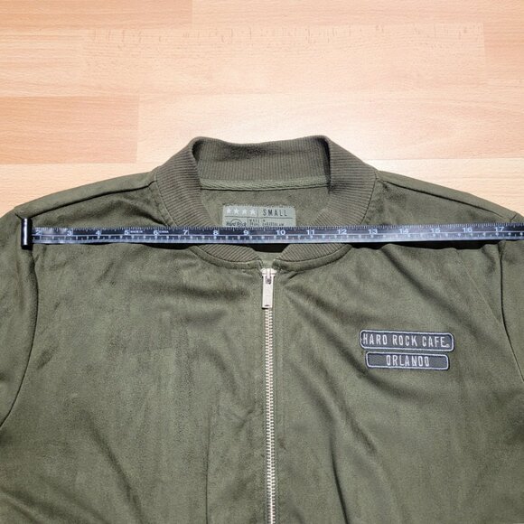 Hard Rock Cafe Velvet Bomber Jacket | Size: Small - Picture 7 of 13